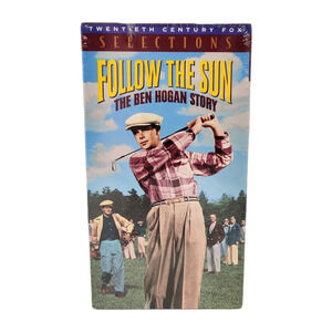 Follow the Sun The Ben Hogan Story (VHS, 1951) Golf Movie Biopic New & Sealed
